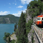 Tratto ferroviario panoramico