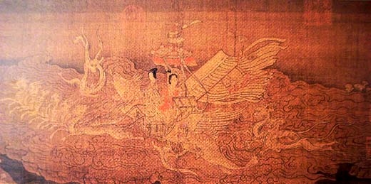 Pittura cinese - "Ninfe del fiume" di Gu Kaizhi