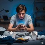 Dipendenza da social network. Immagine generata da Google Gemini.