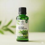 Tea Tree oil (olio essenziale di Melaleuca). Immagine generata da Google Gemini.