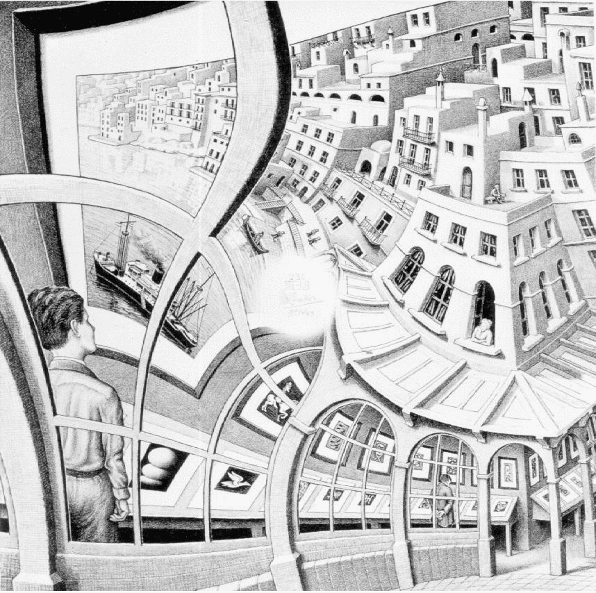 ALT="Matematica e arte - Galleria di stampe di Escher"