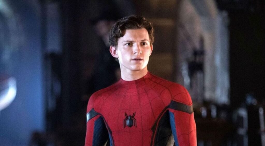 Tom Holland interpreta l'Uomo Ragno in "Spider-Man: Homecoming".
