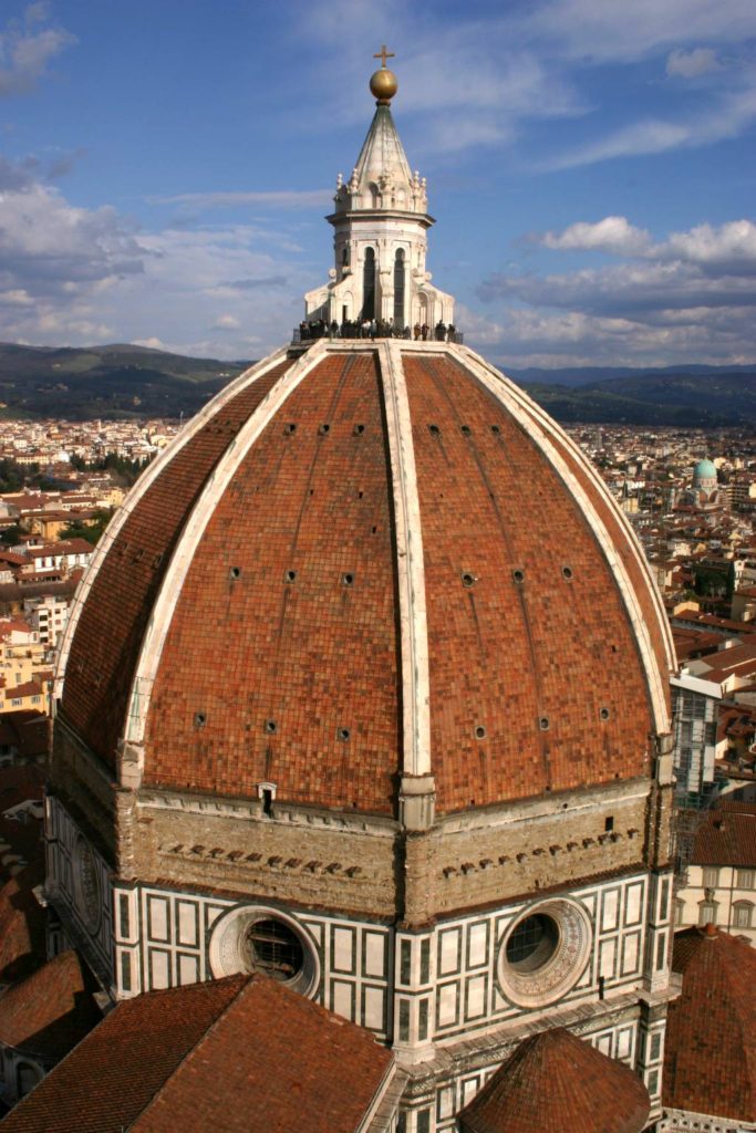 La cupola di Santa Maria del Fiore a Firenze, eredità di Cosimo de Medici.