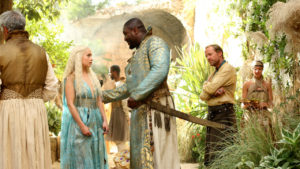 Targaryen: Xhoan Daxos e Danenerys nel chiostro