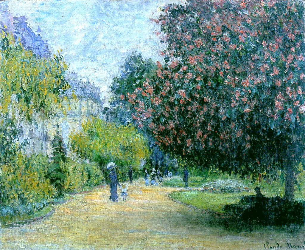 "Parc Monceau", di Claude Monet.