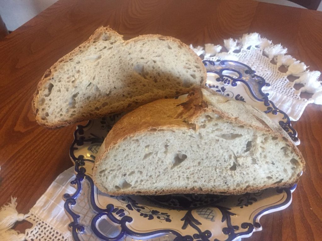 Forma di pane tagliata