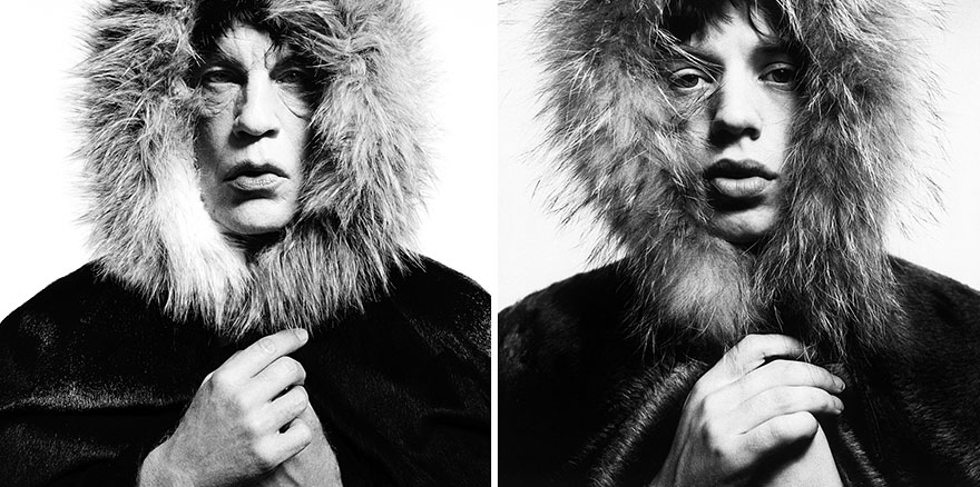 ©Sandro Miller, David Bailey - Mick Jagger “Fur Hood” (1964), 2014. - Meditazioni