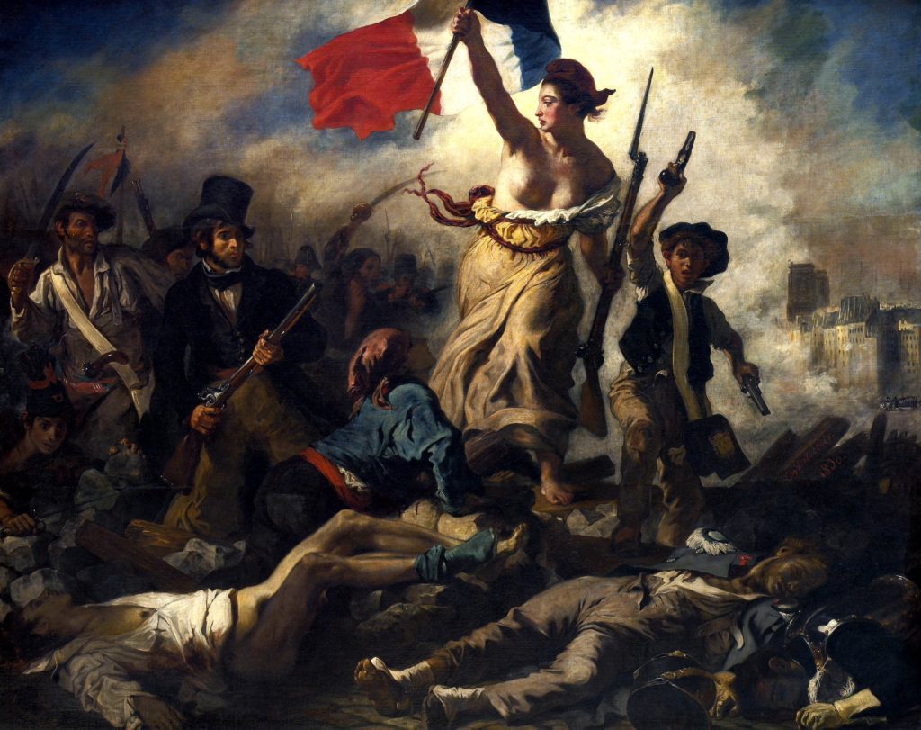 La liberta che guida il popolo (Eugene Delacroix, 1830) - Rivoluzioni raccontate attraverso l'arte