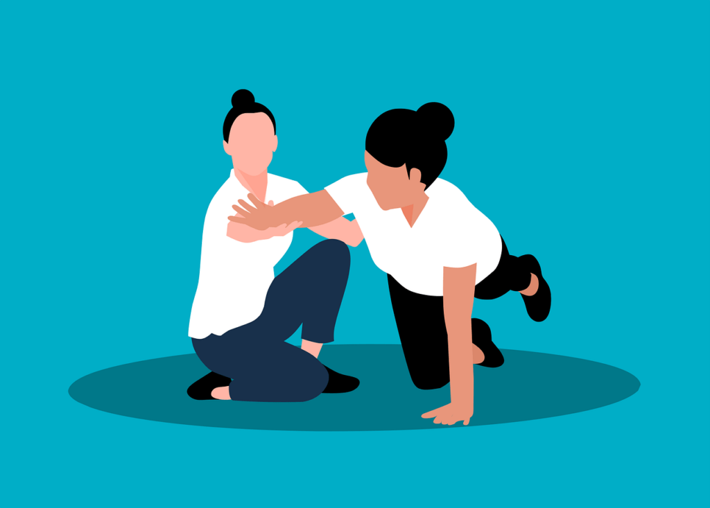 Fisioterapia. Foto di Mohamed Hassan da Pixabay