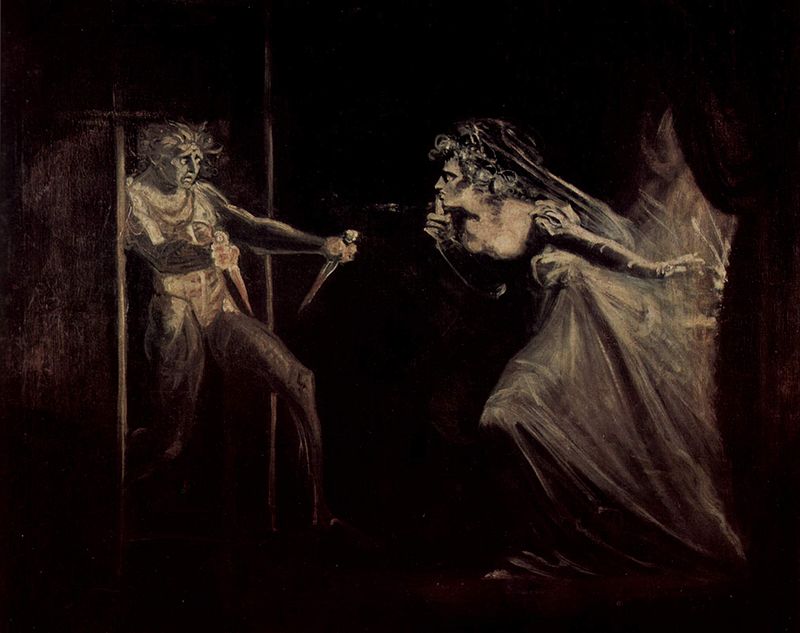 shakespeare - Lady Macbeth afferra i pugnali - Johann Heinrich Füssli 