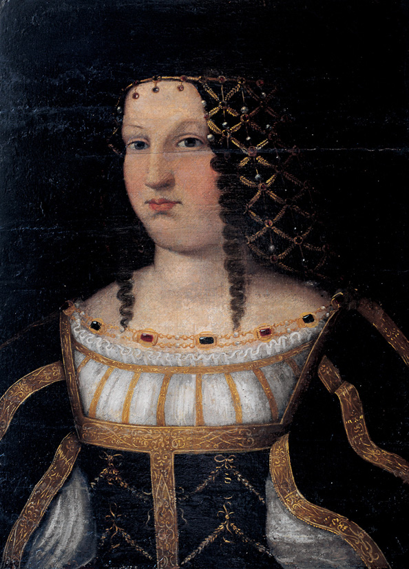 Lucrezia Borgia ritratta da Bartolomeo Veneto.