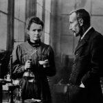 Marie Curie insieme al marito Pierre. IMmagine di pubblico dominio
