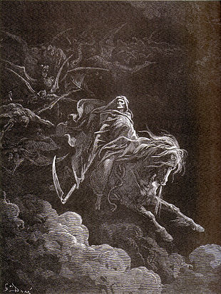 La morte sul cavallo bianco, Gustave Doré
