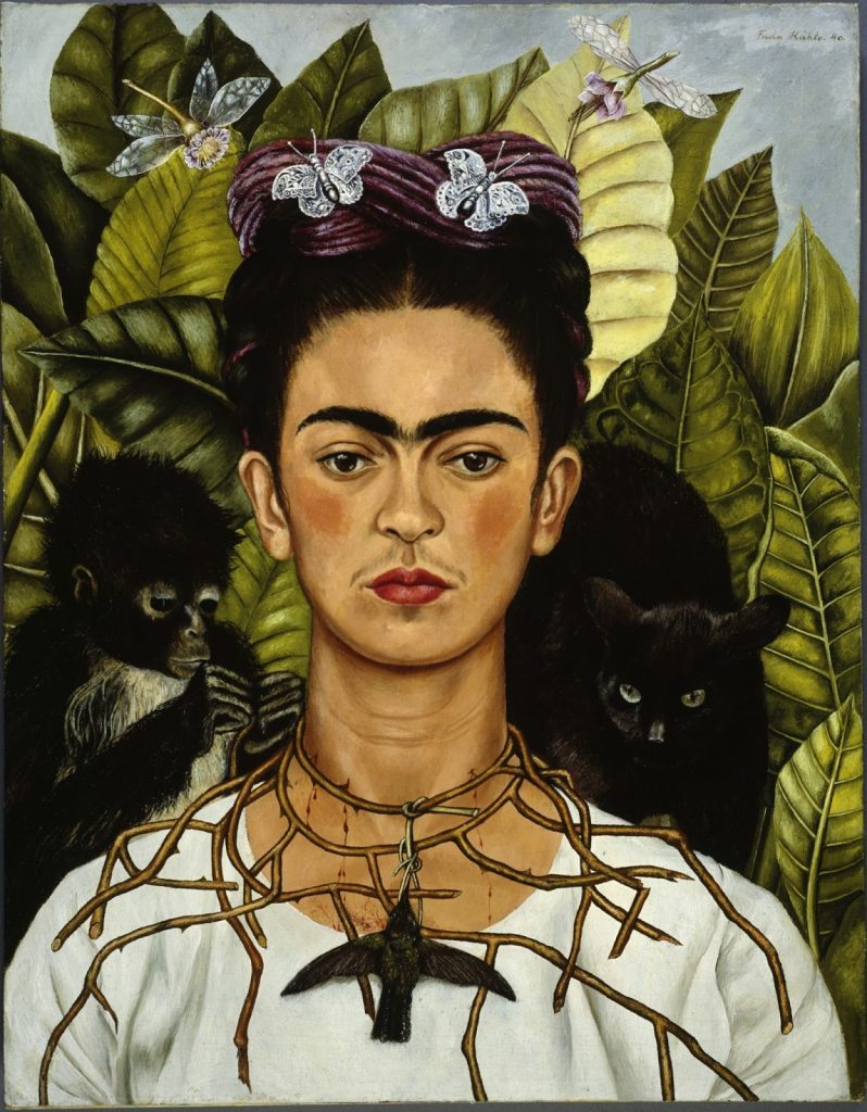Autoritratto con collana di spine, Frida Kahlo