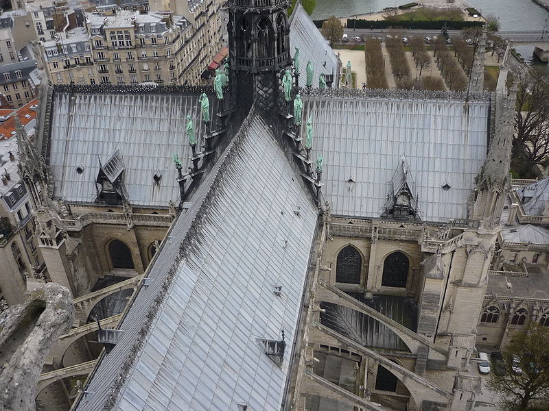 ALT=Notre Dame de Paris Tetto"