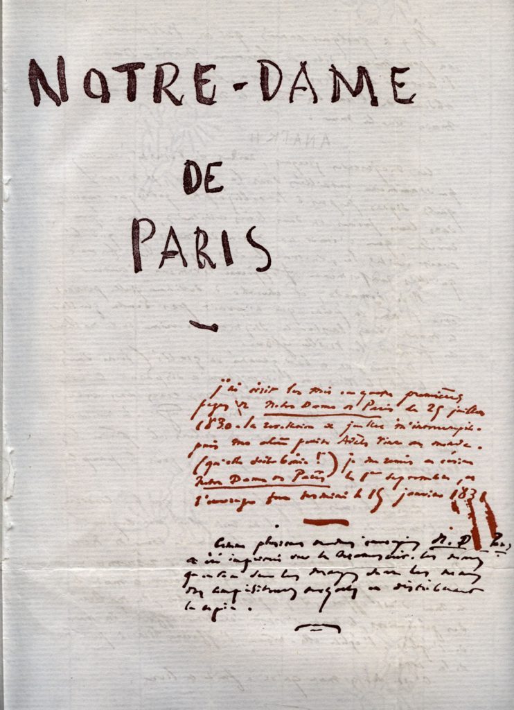 ALT="Notre Dame de Paris Victor Hugo"