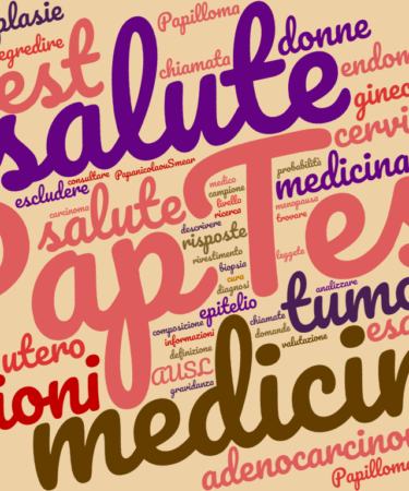 Pap test - Immagine di copertina - Word Cloud