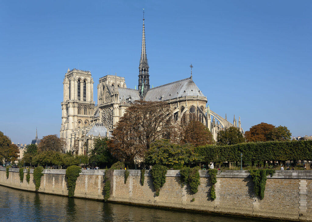 Notre-Dame de PAris, via Wikimedia Commons.