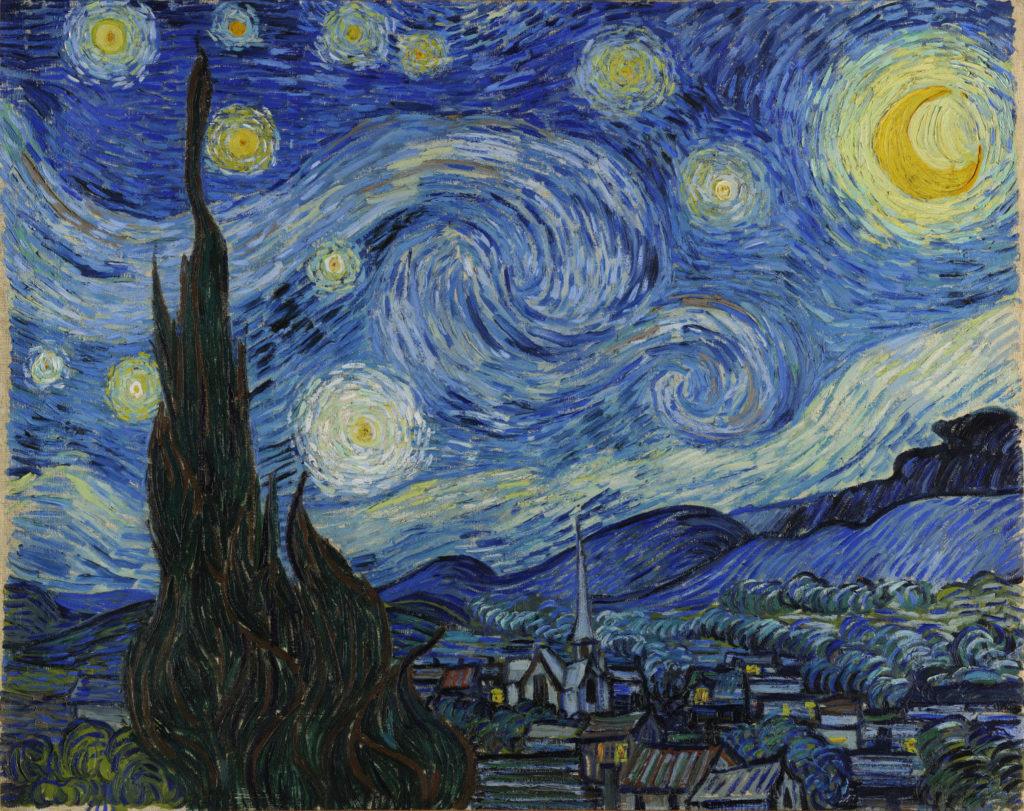 Notte stellata, Vincent Van Gogh.