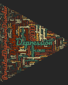 Disturbo Depressivo Persistente - Word Cloud - Copertina