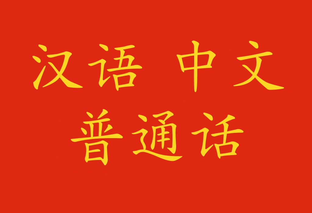 Lingua cinese: 汉语, 中文 o 普通话?