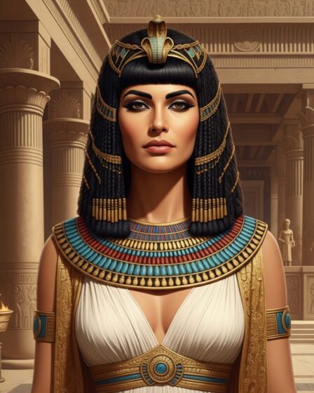 Cleopatra d?Egitto, immagine generata da Google Gemini.
