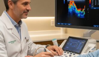 Ecocolordoppler. Immagine generata da Google Gemini.