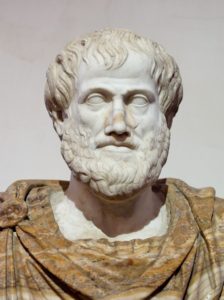 Medicina Greca ed Ellenistica: busto di Aristotele.