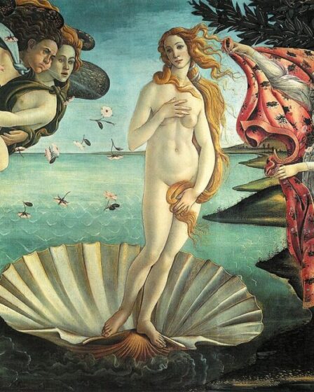 Bellezza e cosmesi nel Rinascimento . La nascita di Venere, Sandro Botticelli.