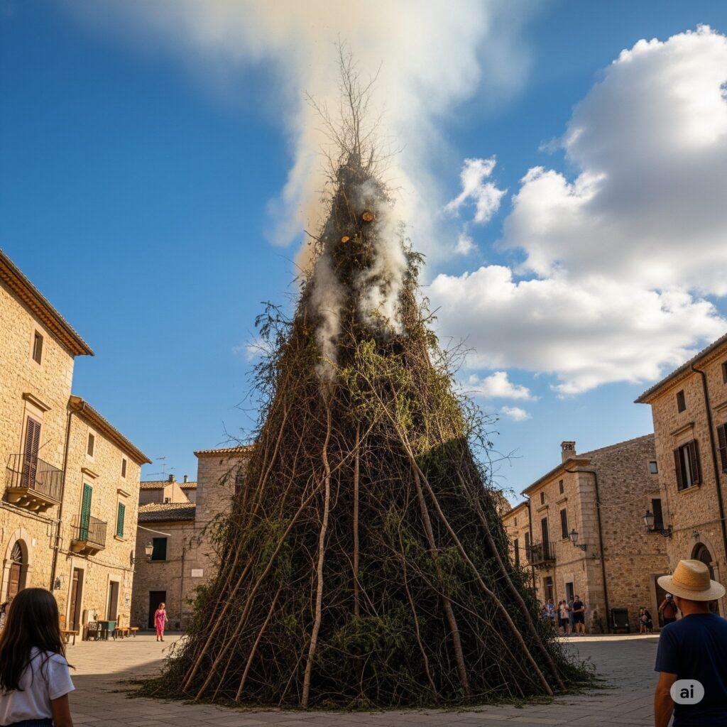 Norfieddu, simbolo del Carnevale Iglesiente. Immagine generata da Google Gemini.