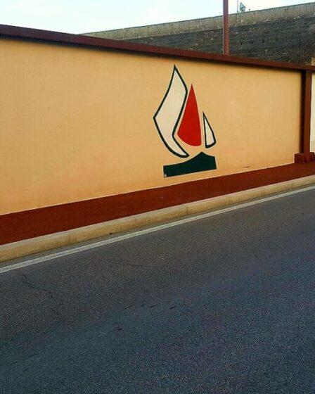 Murales dedicato alla Sambenedettese, via Wikimedia Commons.