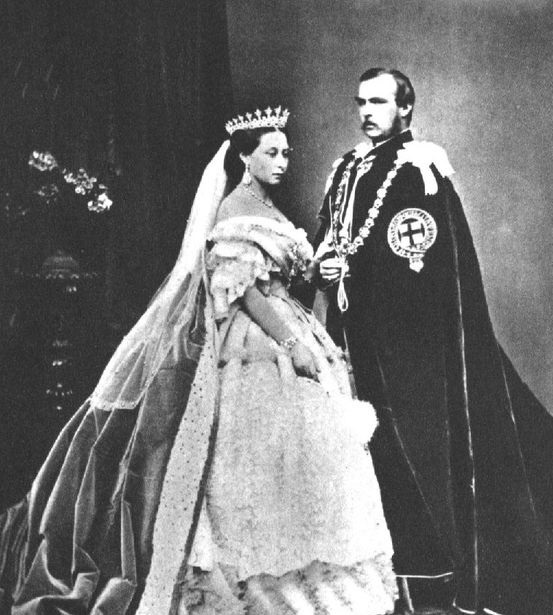 Matrimoni reali: la regina Vittoria e il suo consorte Alberto di Sassonia.
