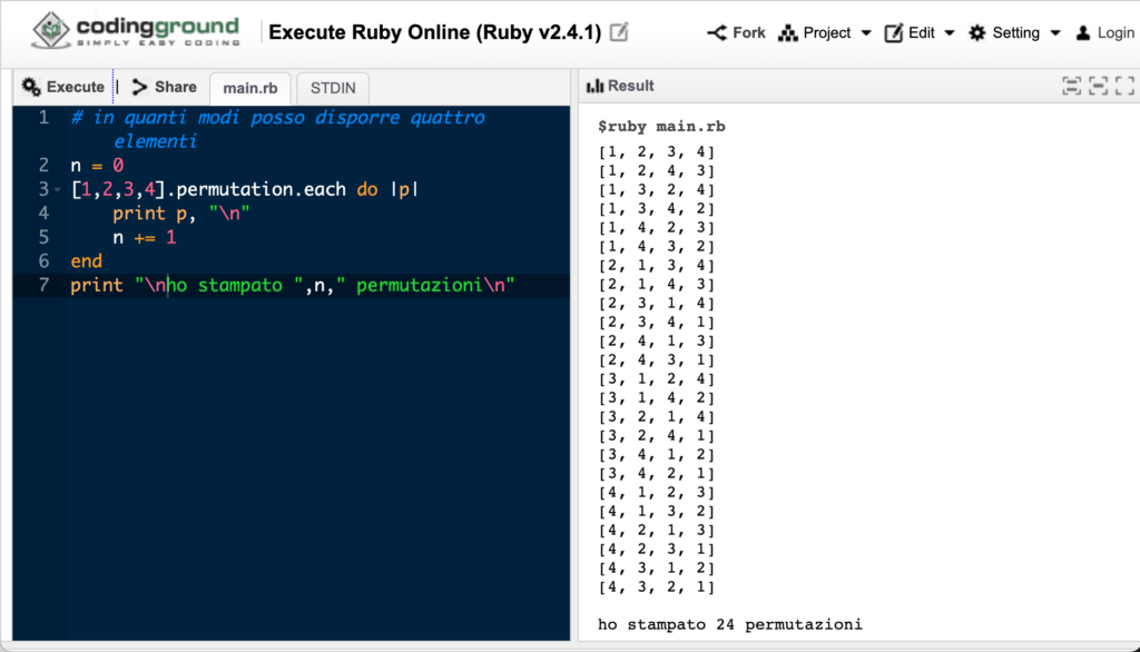 mezzo secolo di linguaggi e programmazione: Ruby