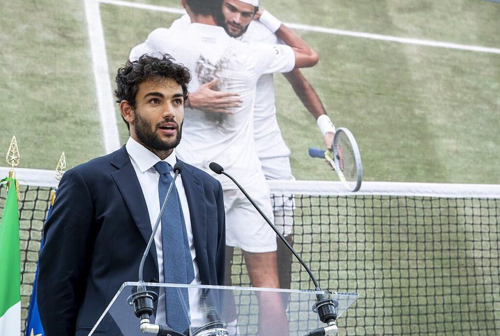 Matteo Berrettini, via Wikimedia Commons.