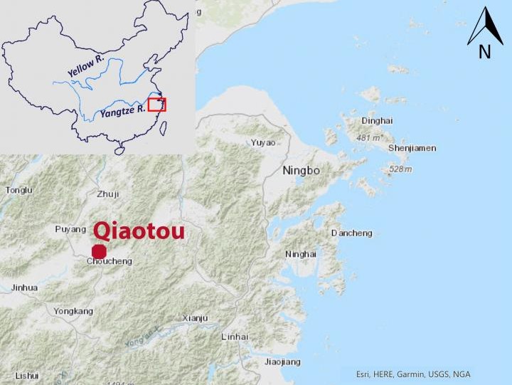 Mappa di Qiaotou