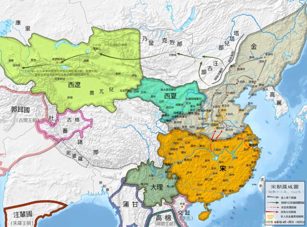 Dinastia Xia Occidentale nel 1142