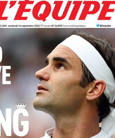 Federer in copertine per L'équipe