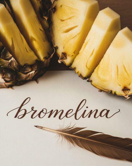 Bromelina. Immagine generata da Google Gemini.