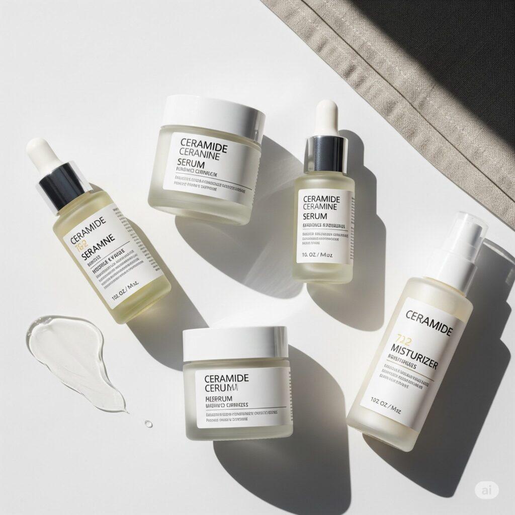 Ceramidi nei cosmetici, immagine generata da Google Gemini.