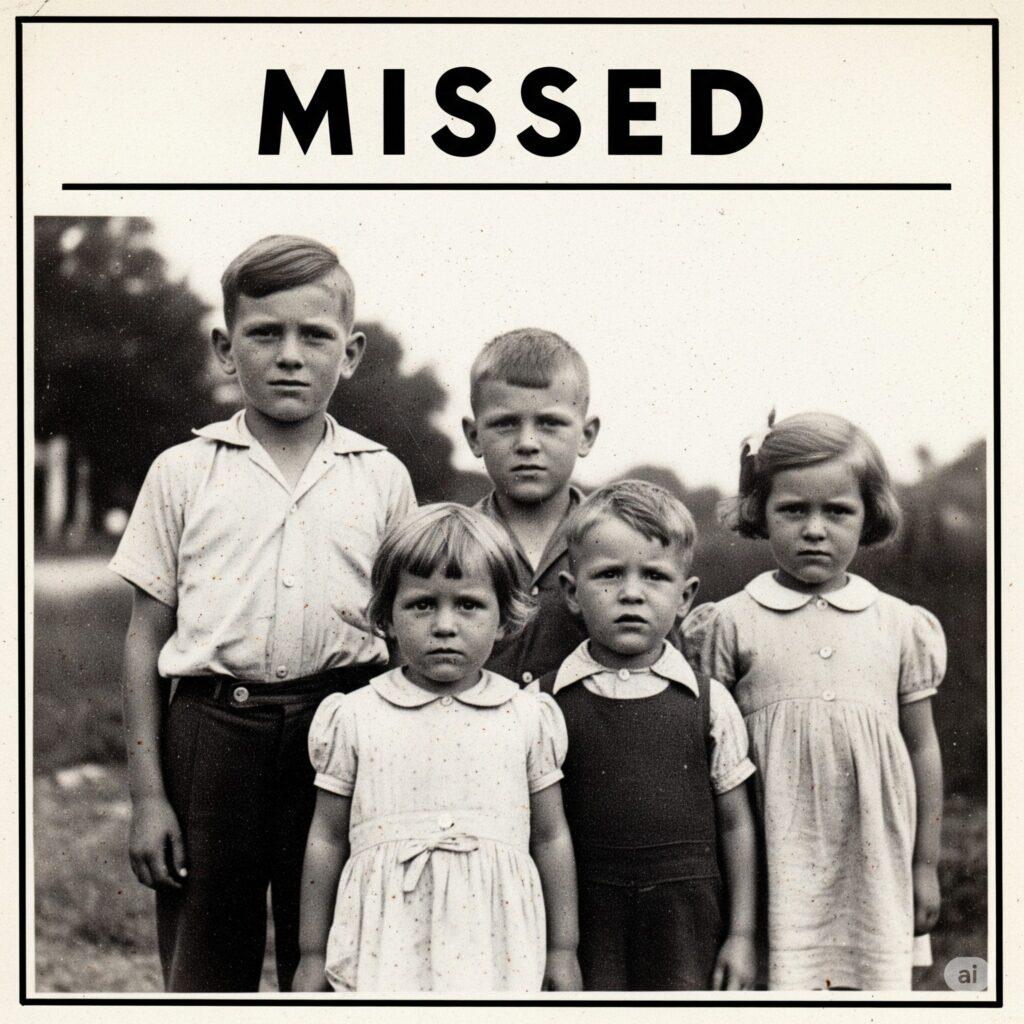 Famiglia Sodder. Immagine generata da Google Gemini.