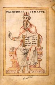 Flavio Magno Aurelio Cassiodoro Senatore. Immagine di pubblico dominio, via Wikimedia Commons.