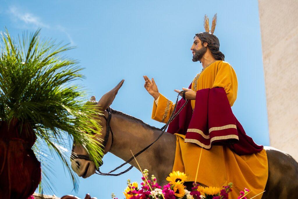 Domenica delle palme. Foto di Miguel ángel villar da Pixabay.