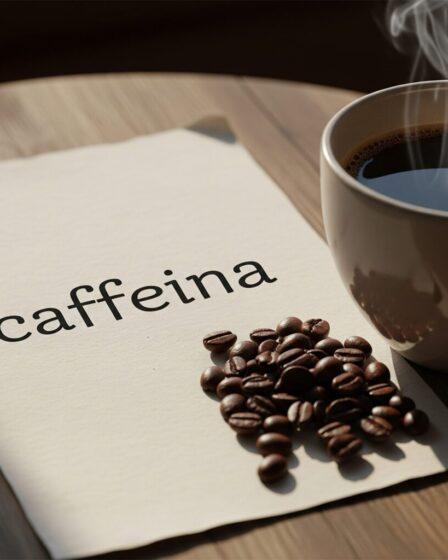 Caffeina, immagine generata da Google Gemini.