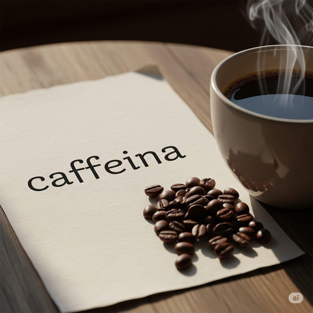 Caffeina, immagine generata da Google Gemini.