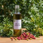 Olio di lentisco, in sardo "ollu de stincini".