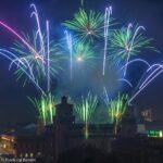 Capodanno a Ferrara 2024, Incendio del castello estense