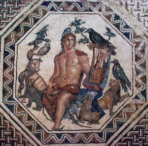 Sardegna romana: mosaico della domus di Orfeo, Porto Torres
