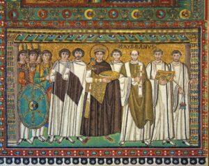 Sardegna bizantina: mosaico di Giustiniano