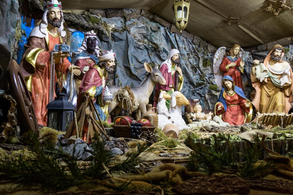 Presepe. Foto di Herbert Aust da Pixabay