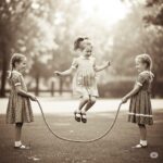 I giochi del passato. Immagine generata da Google Gemini.